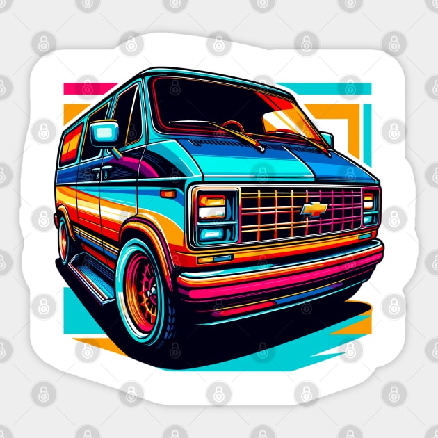 Chevrolet Astro Sticker by Vehicles-Art